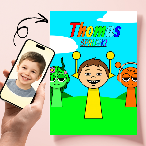 Personalized sprunki poster