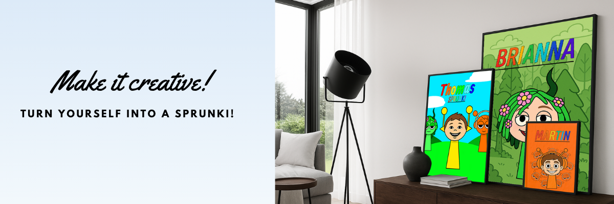 Turn yourself into a sprunki banner